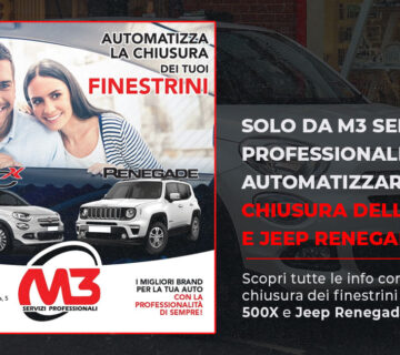 M3 Servizi Professionali automatizza la tua 500x o Jeep Renegade