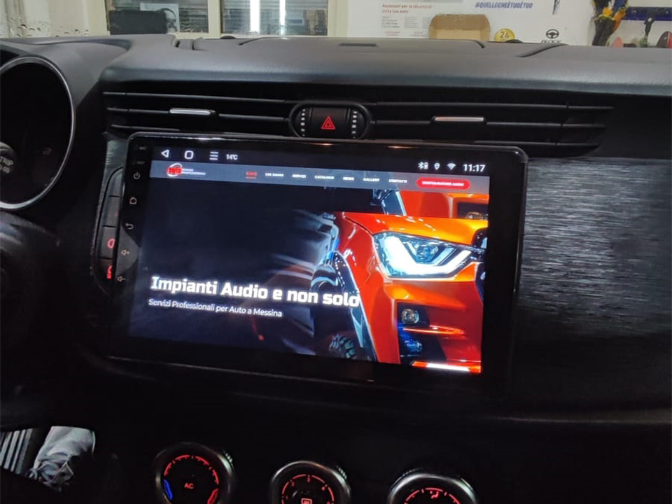 impianti audio kit full led integrazione oem android apple car auto m3 match music messina